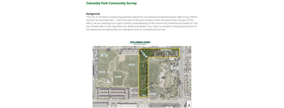 Colombia Park Community Survey